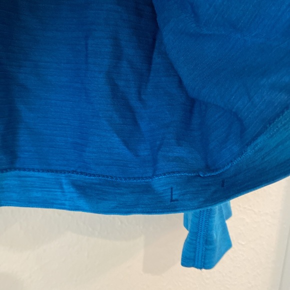 Lululemon Blue Metal Vent Tech 1/2 Zip Jacket - Picture 6 of 7